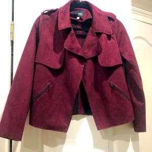 Burgundy Suede jacket